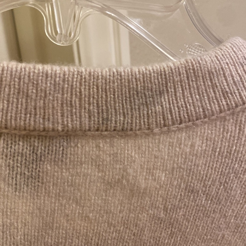 Todd Snyder Nomad Cashmere Crew Cardigan Sz Medium. NWT. Bisque is the color. - Picture 6 of 7